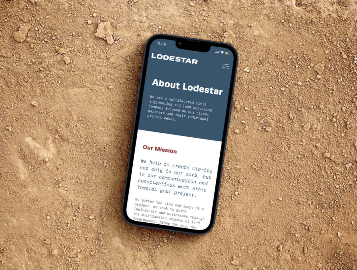 Lodestar Engineering iOS Mockup