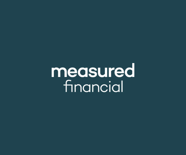 Measured Financial Stacked Wordmark