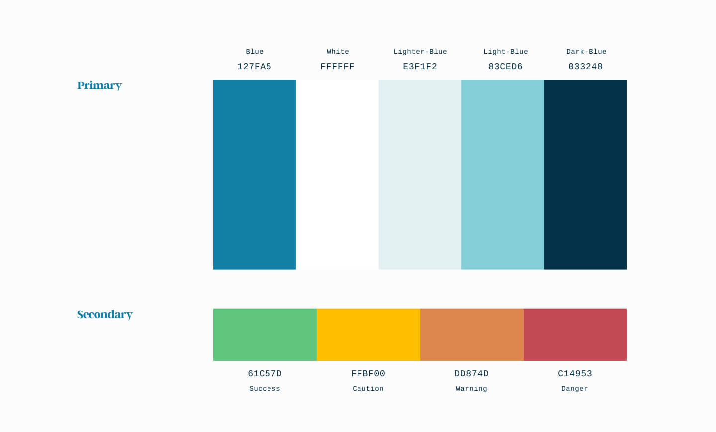 Weather Route Color Palette